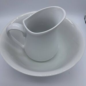 Small Pitcher and Bowl Set